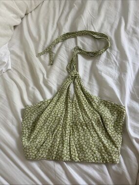 Cropped adjustable tie top